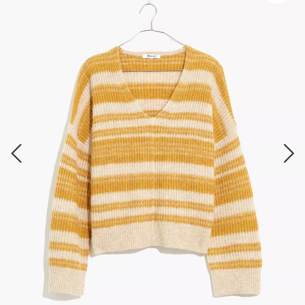 Space-Dyed Staley V-Neck Pullover Sweater